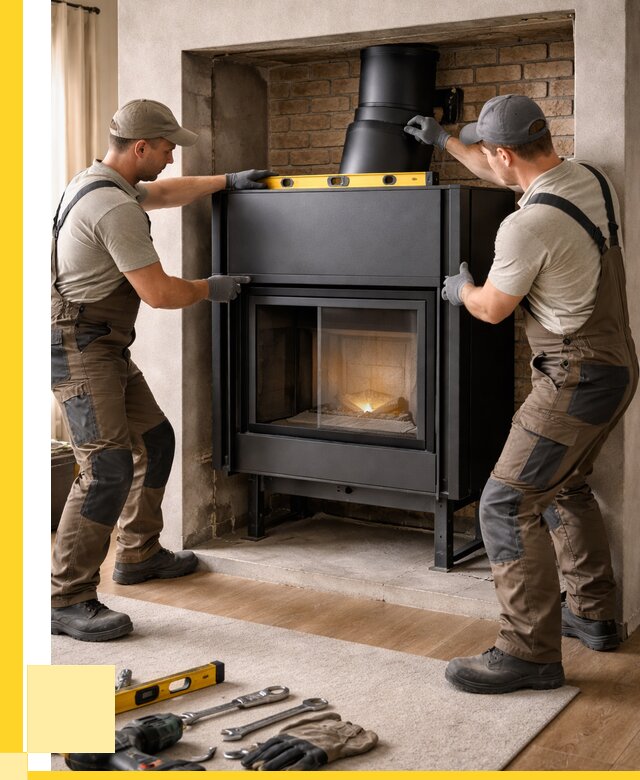 Установка каминных топок в Костомукше под ключ от 18364 р. | ЭриданКтм