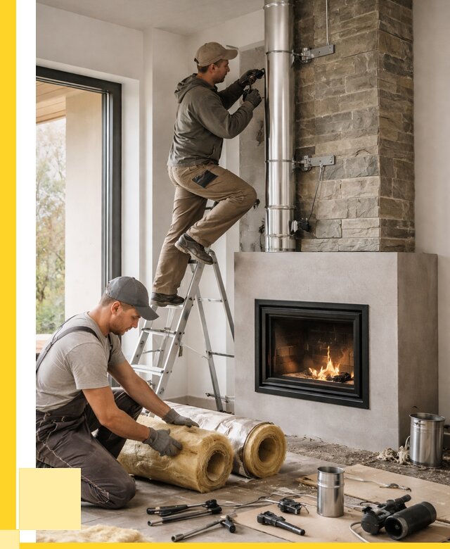 Монтаж дымоходов для каминов в Костомукше от 15303 р. ЭриданКтм