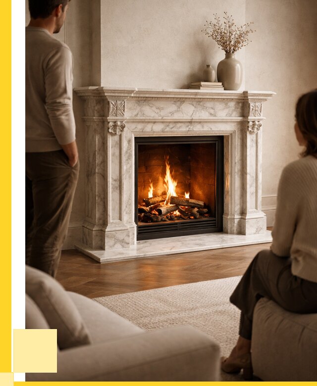 Мраморные камины под ключ в Костомукше от 255050 р. | ЭриданКтм