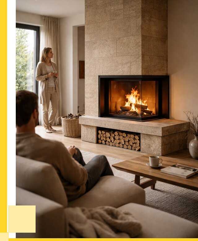 Угловые камины из кирпича установка в Костомукше от 153030 р. ЭриданКтм