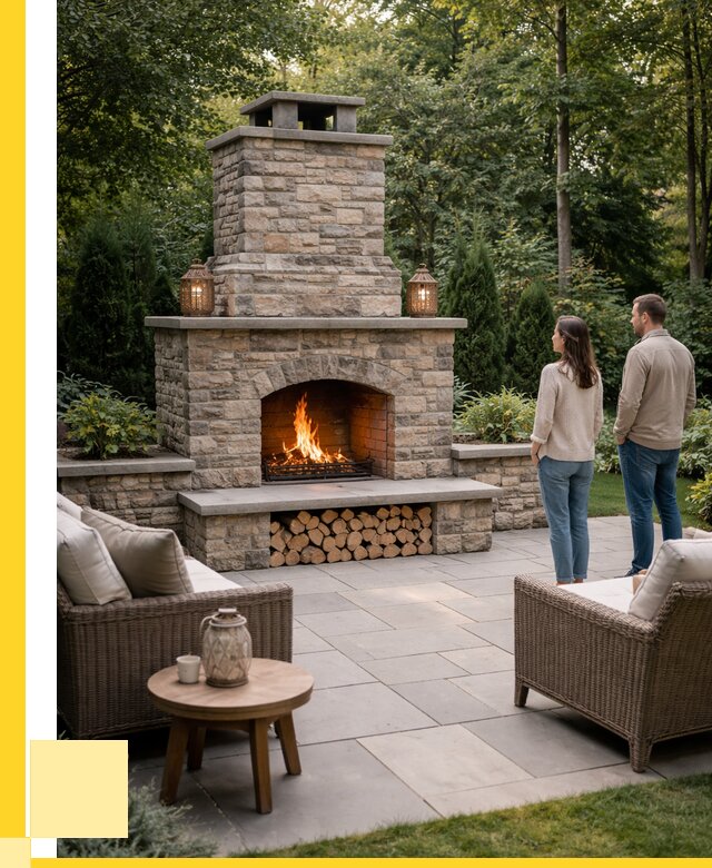 Уличные камины из кирпича в Костомукше от 153030 р. | ЭриданКтм