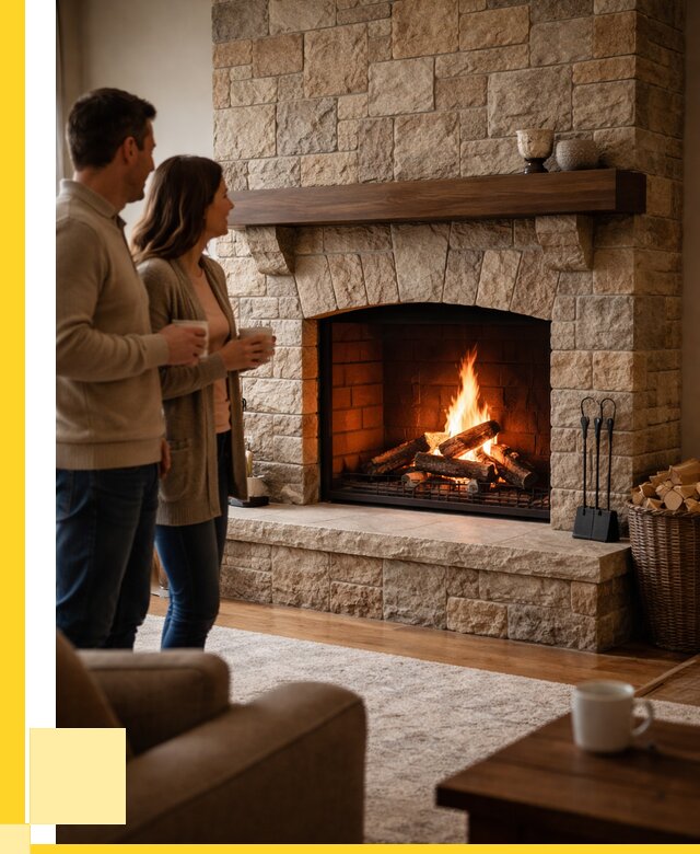 Каменные камины на заказ в Костомукше от 183636 р. | ЭриданКтм