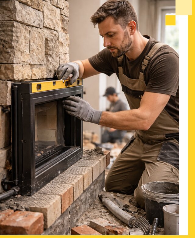 Дровяные камины под ключ в Костомукше: монтаж, обустройство