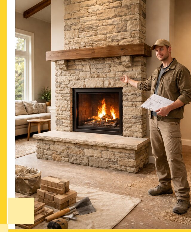 Камины под ключ в Костомукше от 183636 р. | ЭриданКтм — установка