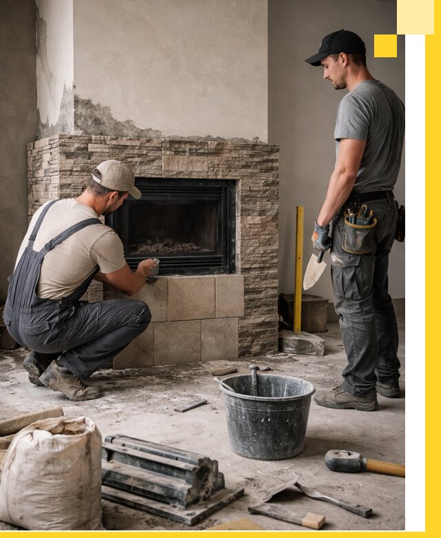 Камины под ключ в Костомукше: проект, изготовление и монтаж