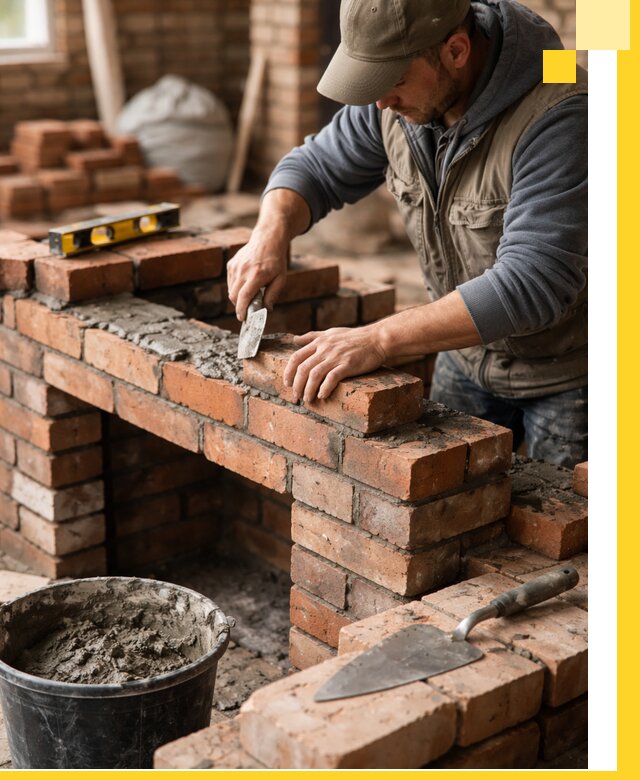 Кладка каминов под ключ в Костомукше профессиональная отделка и монтаж