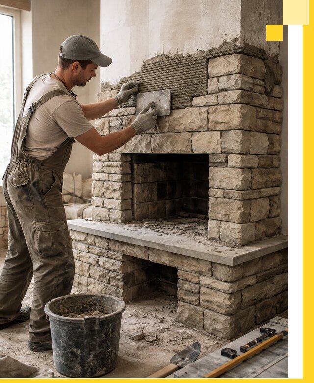 Строительство каминов под ключ в Костомукше от проектирования до монтажа