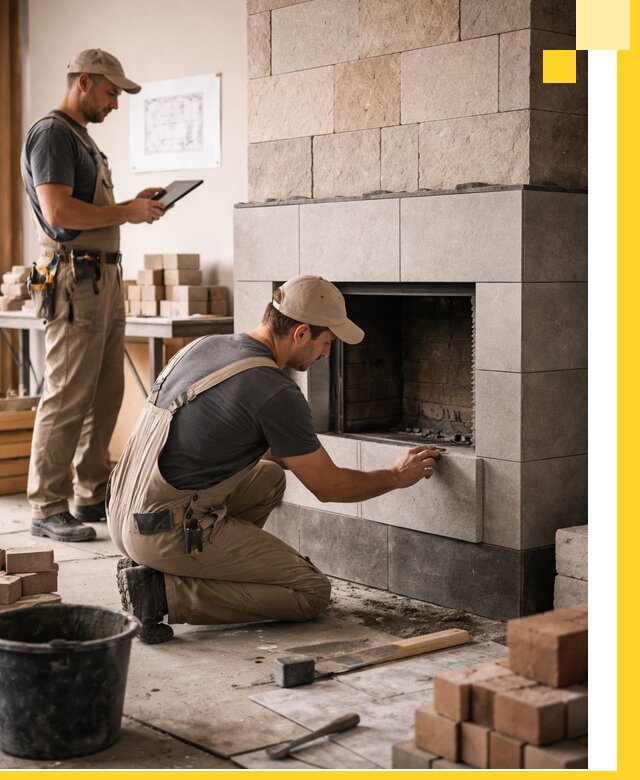 Индивидуальные проекты каминов и каминных систем в Костомукше