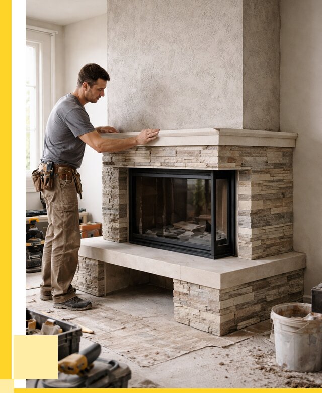 Изготовление каминов под ключ в Костомукше от 153030 р. | ЭриданКтм