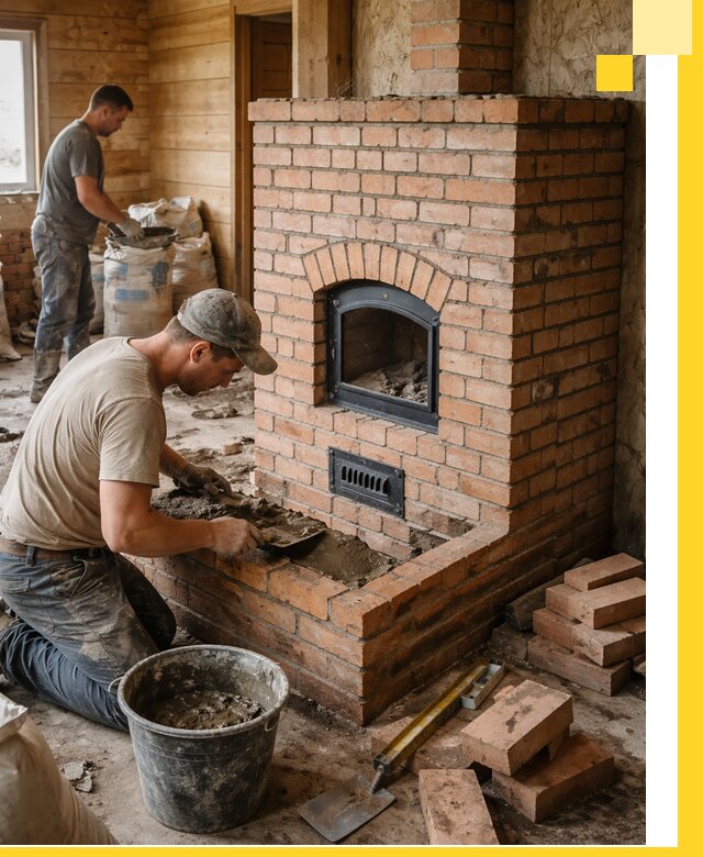 Профессиональное строительство печей в Костомукше под ключ