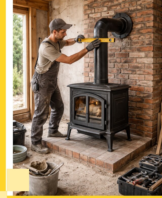 Монтаж печей установка банной печи в Костомукше от 15303 р. | ЭриданКтм