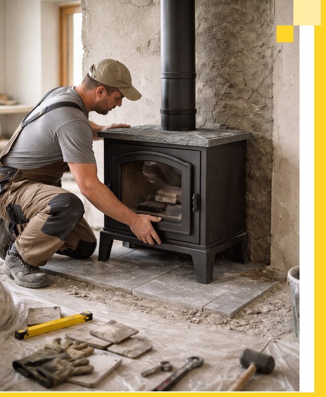 Профессиональный монтаж печей и каминов в Костомукше под ключ