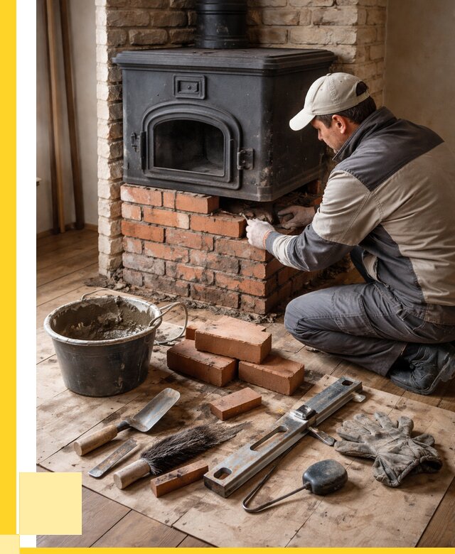 Ремонт печей в Костомукше от 12242 р., услуги печника ЭриданКтм