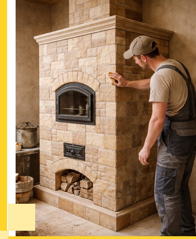 Облицовка печей в Костомукше от 4591 р. под ключ | ЭриданКтм