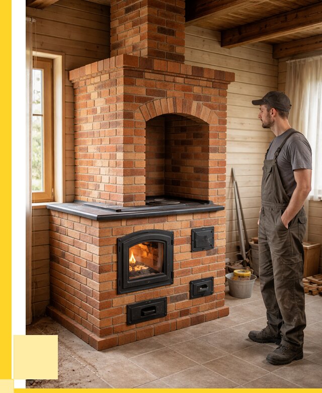 Кирпичные печи в Костомукше: купить от 153030 р. | ЭриданКтм