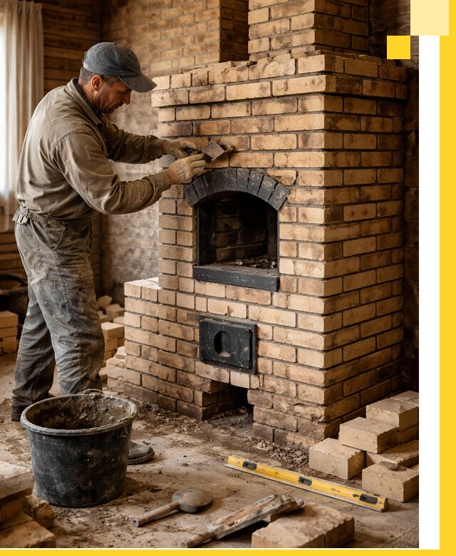 Кирпичные печи под ключ в Костомукше: проектирование и кладка