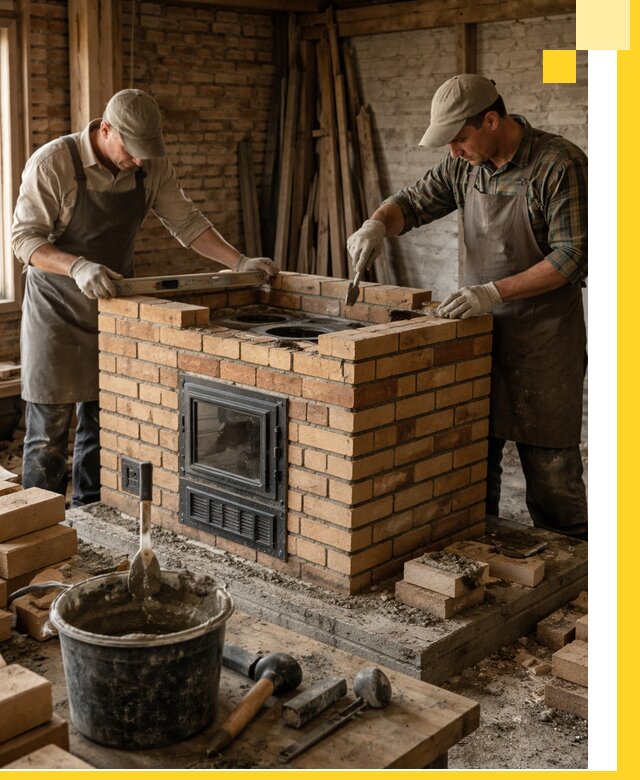 Изготовление и установка варочных печей под ключ в Костомукше