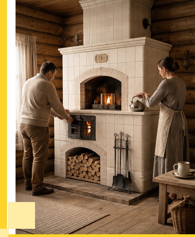 Русские печи в Костомукше: установка от 153030 р. ЭриданКтм