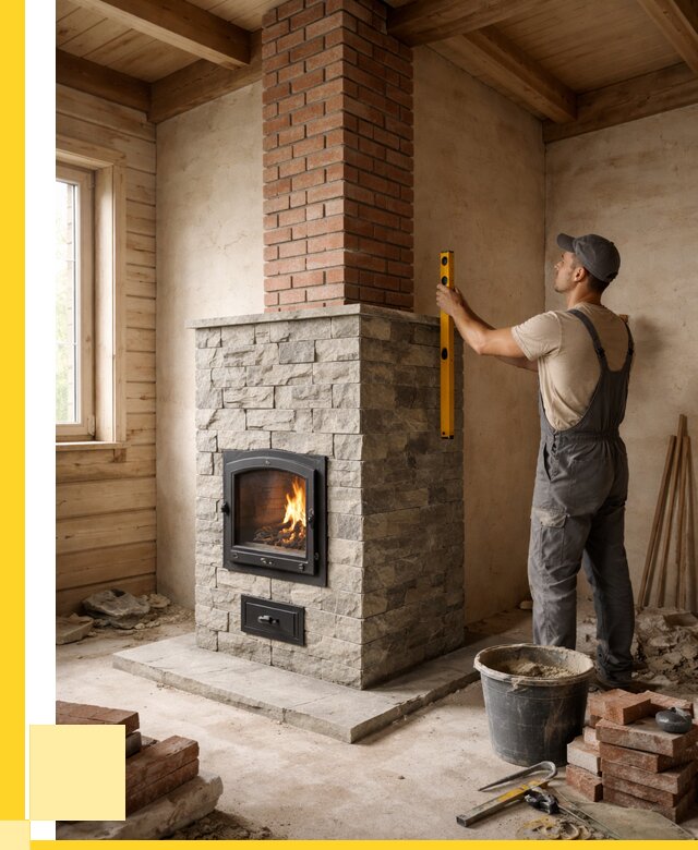 Печи и дымоходы под ключ в Костомукше от 45909 р., ЭриданКтм