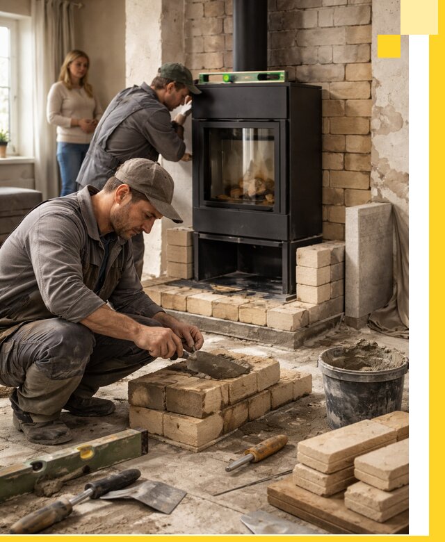 Печи и камины под ключ: проект, установка в Костомукше