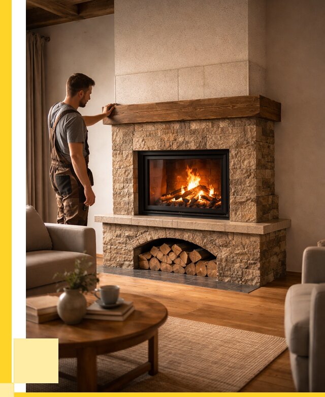 Печи камины для дома под ключ в Костомукше от 56111 р. | ЭриданКтм