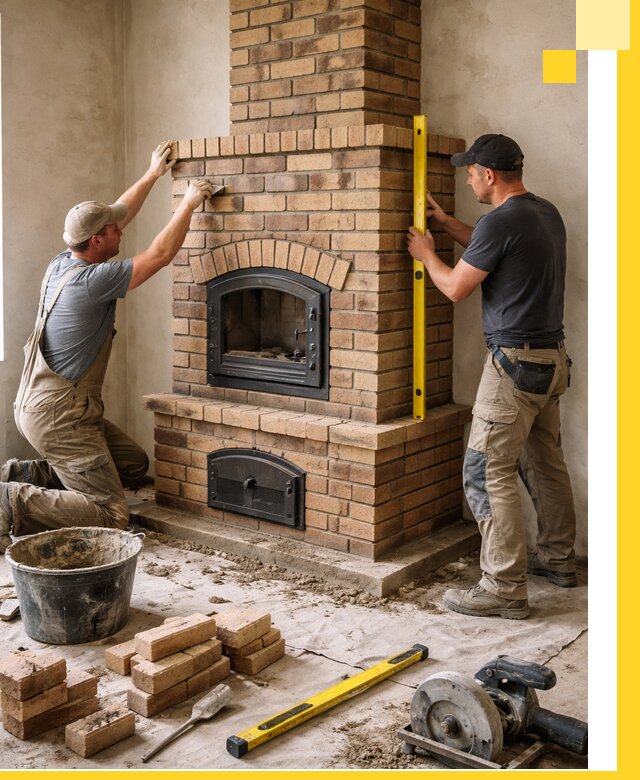 Продажа и установка печей и каминов для дома под ключ в Костомукше