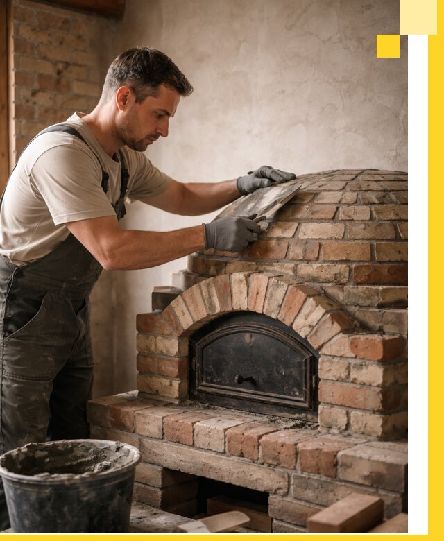 Изготовление и монтаж помпейских печей на заказ в Костомукше