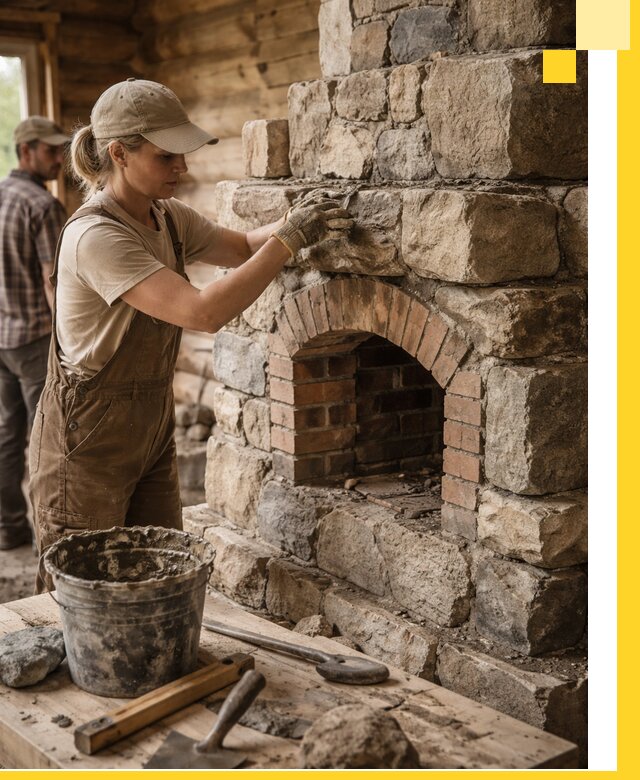 Каменные печи на заказ и монтаж в Костомукше, долговечные решения