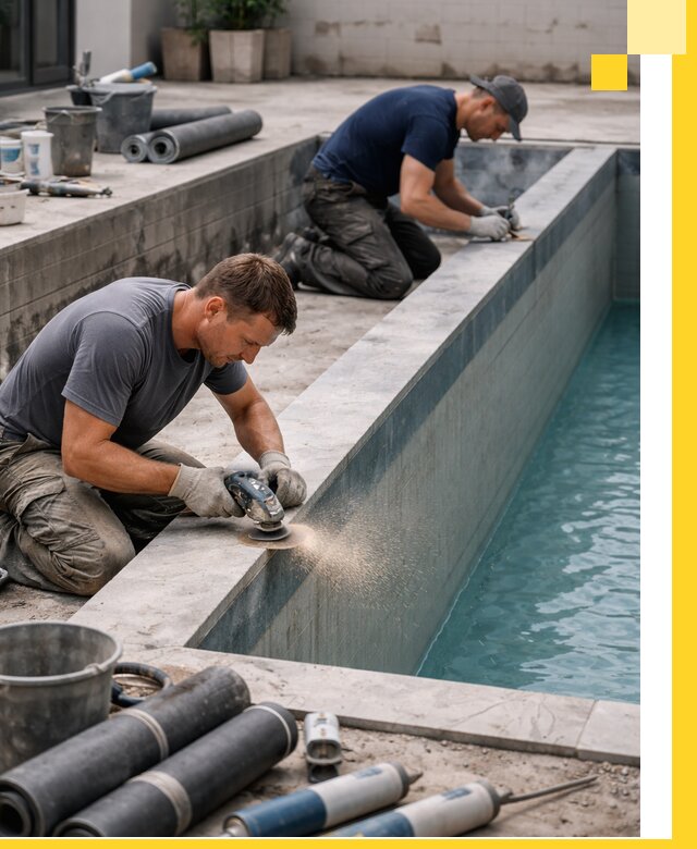 Профессиональный ремонт бассейнов под ключ в Костомукше