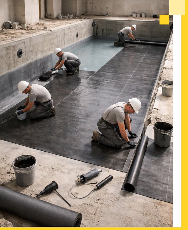 Профессиональная гидроизоляция бассейнов и чаш в Костомукше под ключ