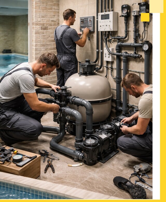 Комплексное оборудование для бассейнов под ключ в Костомукше