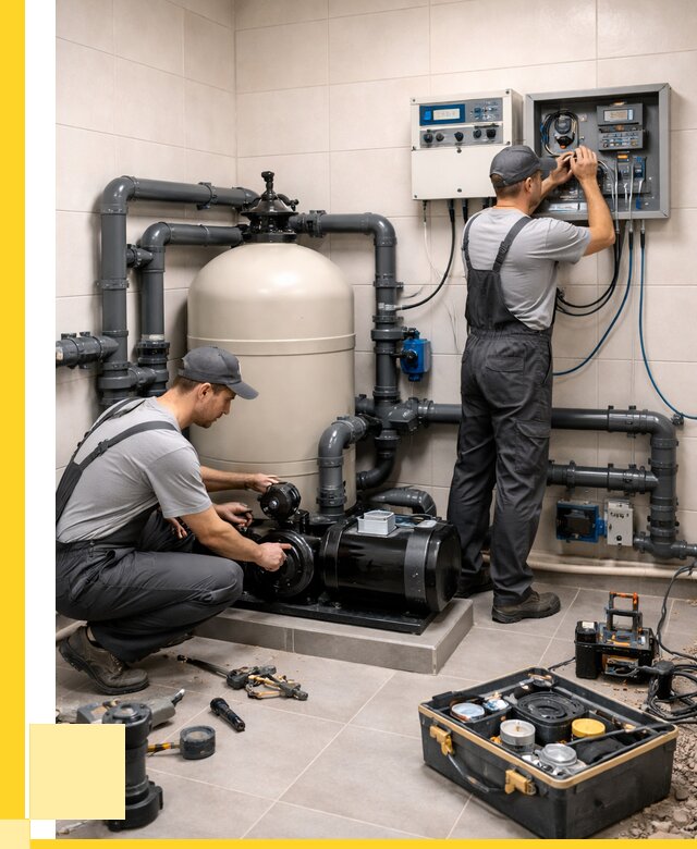 Монтаж оборудования для бассейнов в Костомукше от 40808 р. | ЭриданКтм