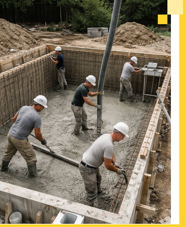 Строительство бетонных бассейнов под ключ в Костомукше