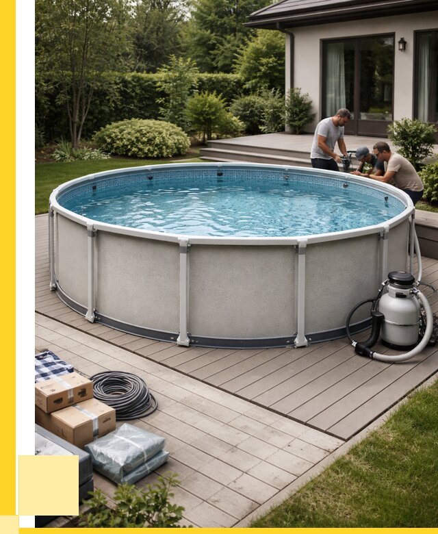 Купить каркасные бассейны в Костомукше от 45909 р. | ЭриданКтм