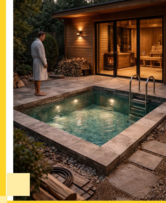 Бани с бассейном под ключ в Костомукше от 96919 р. | ЭриданКтм