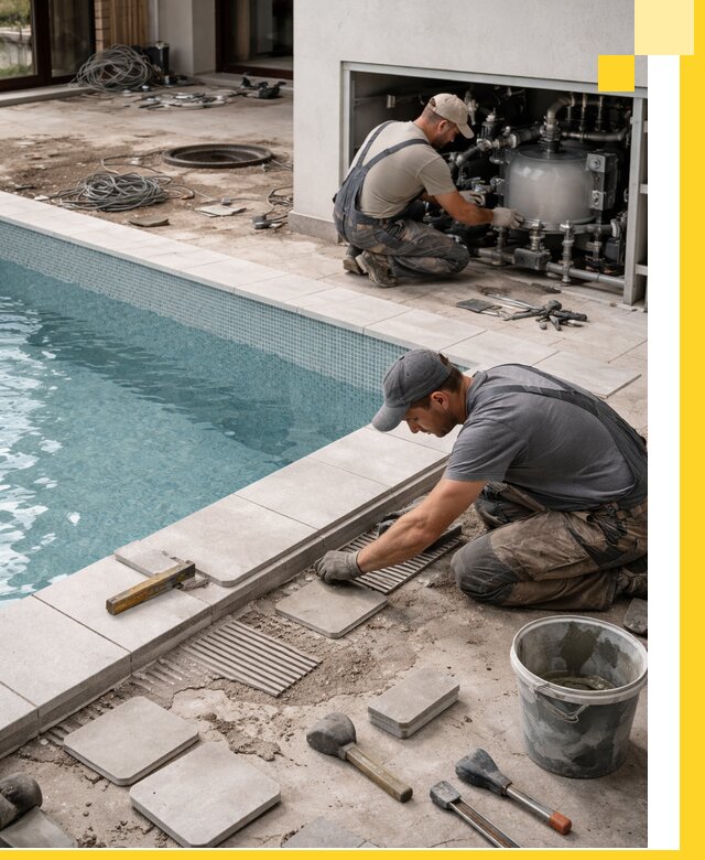 Строительство и монтаж бассейнов в коттедже в Костомукше