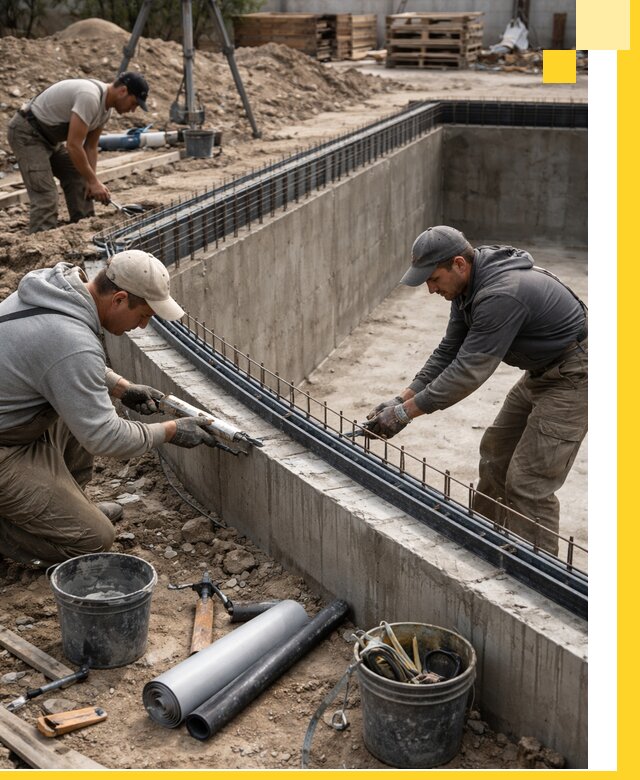 Качественный монтаж чаши бассейна в Костомукше под ключ с гарантией