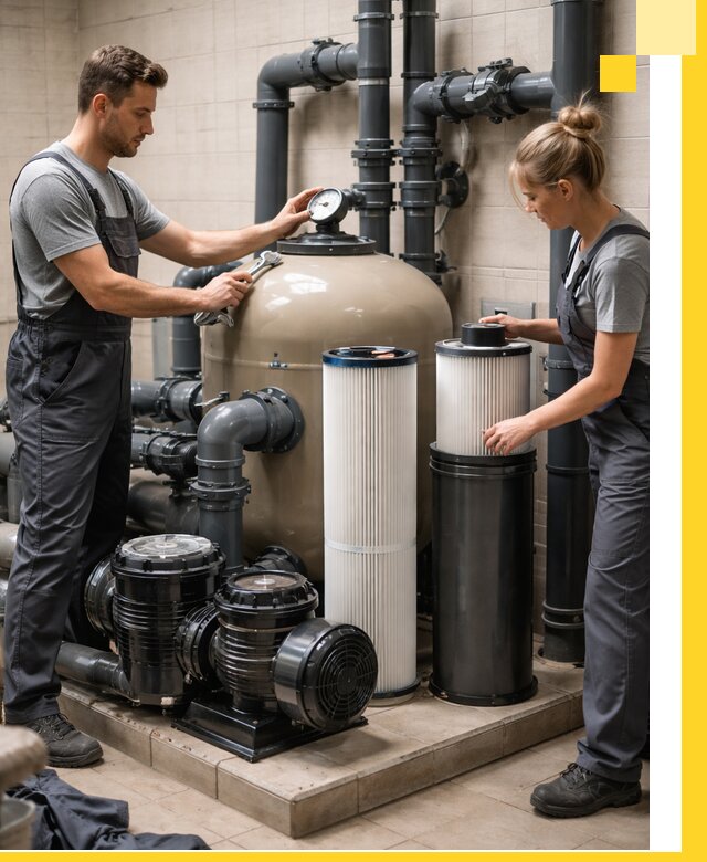 Фильтры и системы фильтрации для бассейнов в Костомукше