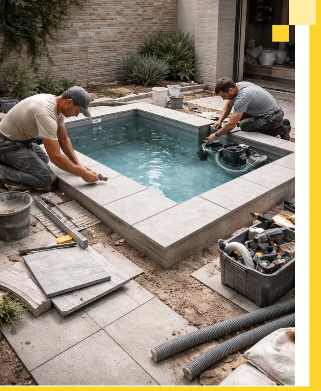 Мини бассейны под ключ в Костомукше, дизайн и установка