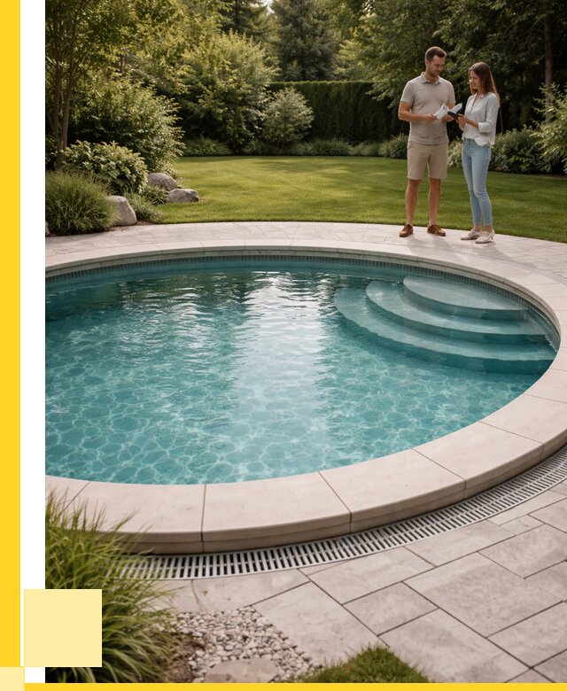 Круглые каркасные бассейны купить в Костомукше от 255050 р. | ЭриданКтм