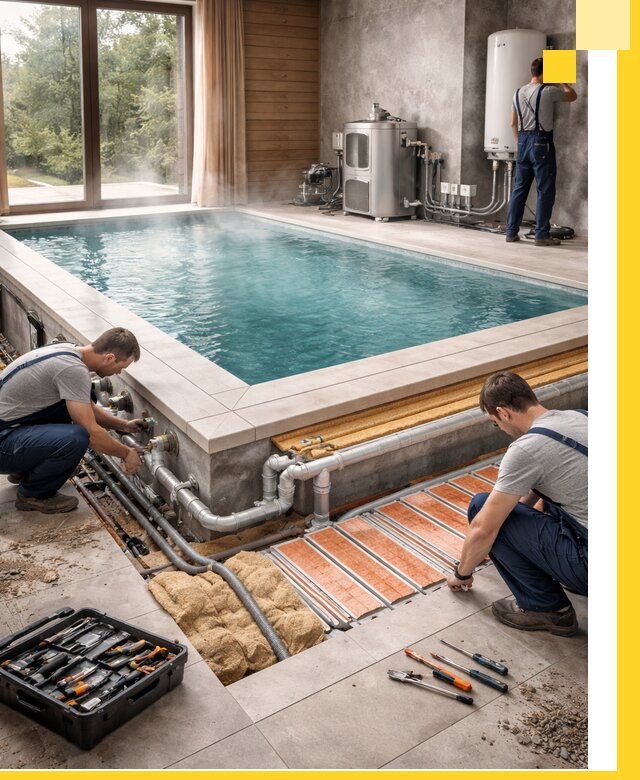 Проектирование и строительство тёплых бассейнов в Костомукше