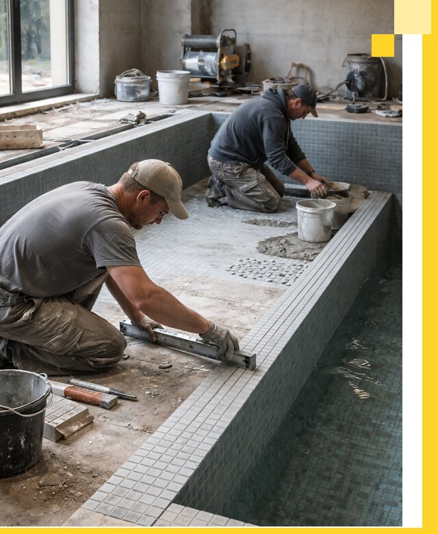 Строительство бассейна в частном доме в Костомукше под ключ