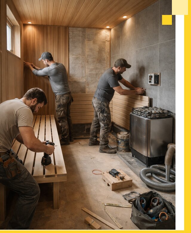 Сауны под ключ в Костомукше, проектирование, строительство, отделка