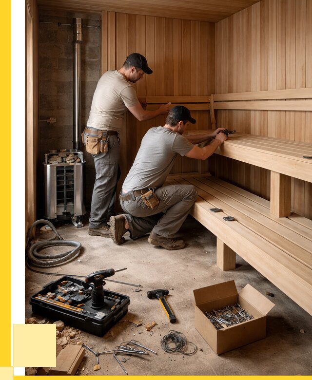Монтаж саун под ключ в Костомукше от 122424 р. | ЭриданКтм