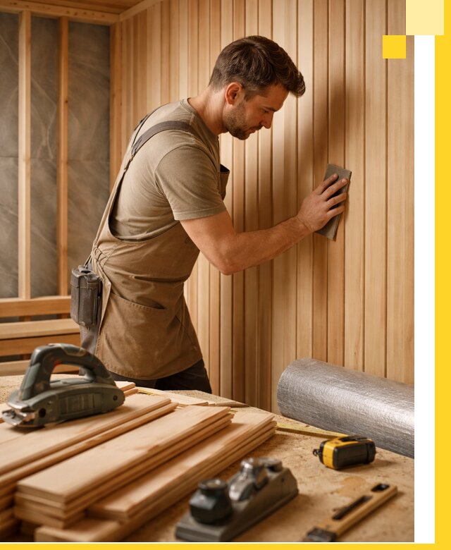 Профессиональная отделка саун и парных под ключ в Костомукше