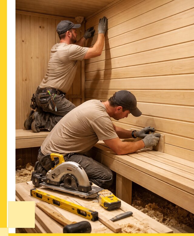 Обшивка саун вагонкой в Костомукше от 2551 р. | ЭриданКтм