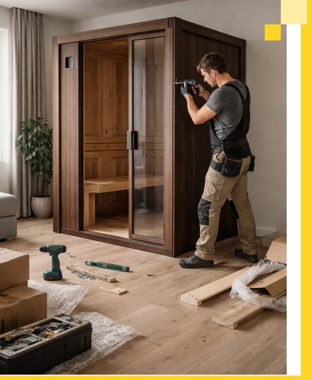 Установка и производство мини саун под ключ в Костомукше