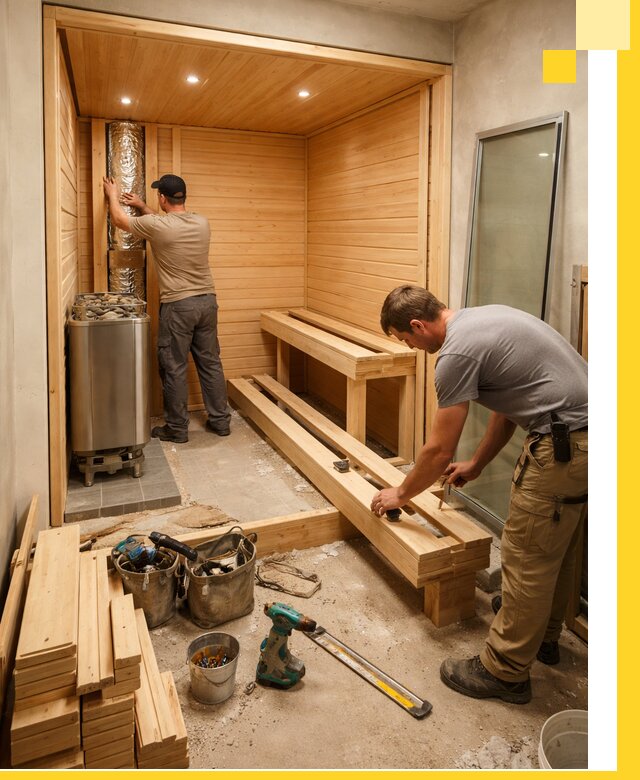 Проектирование и установка домашних саун под ключ в Костомукше