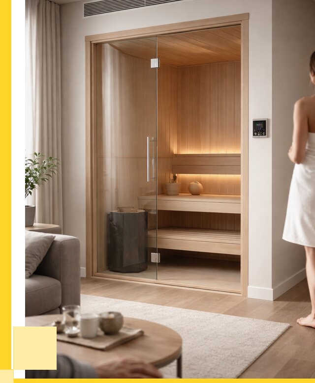 Сауна в квартире под ключ в Костомукше от 122424 р. ЭриданКтм