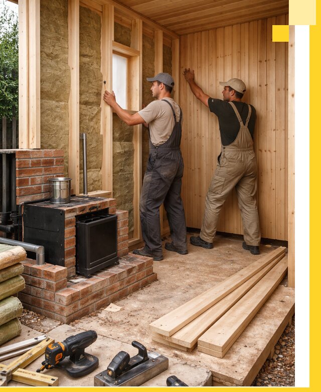 Строительство и установка дачных саун под ключ в Костомукше